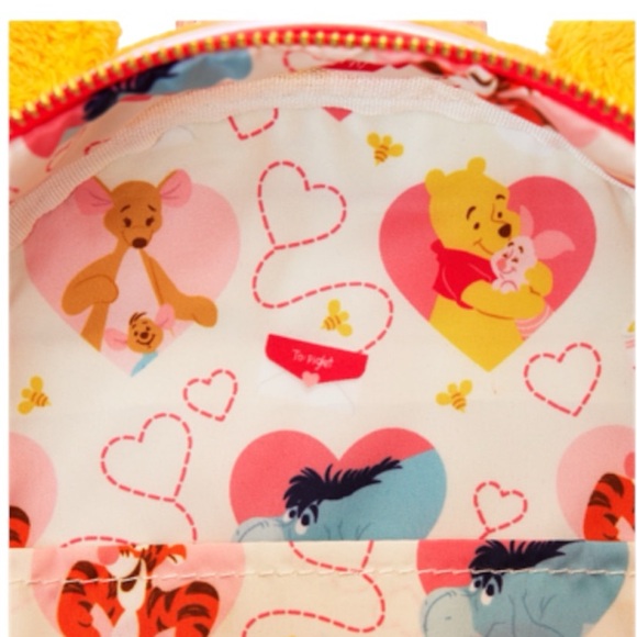 Loungefly Winnie The Pooh & Piglet Love Letter Mini Backpack - Picture 6 of 6